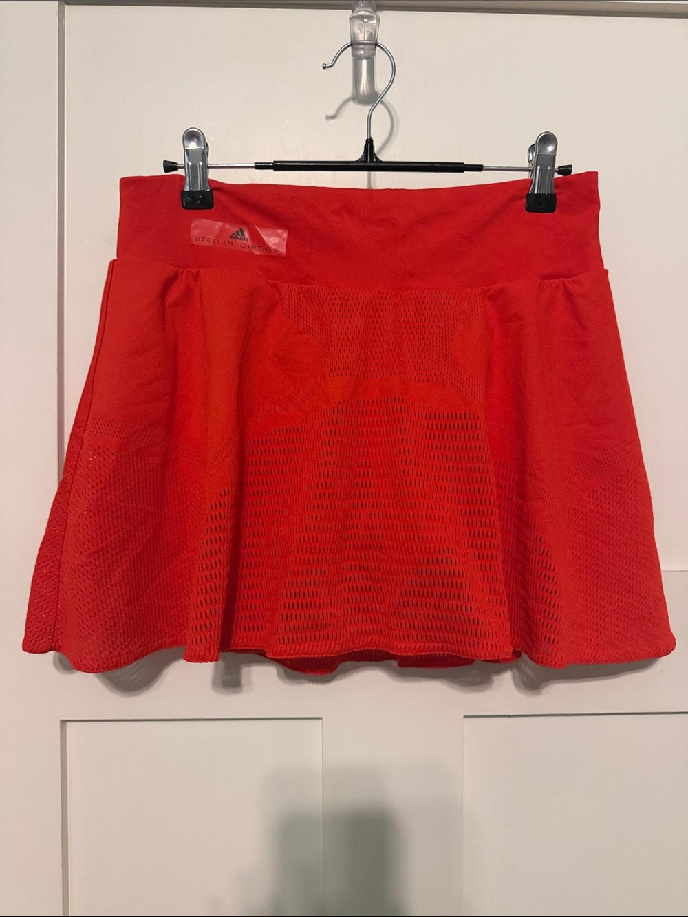 Adidas by Stella McCartney Tomato Red Barricade/Momentum Mesh Tennis Skort